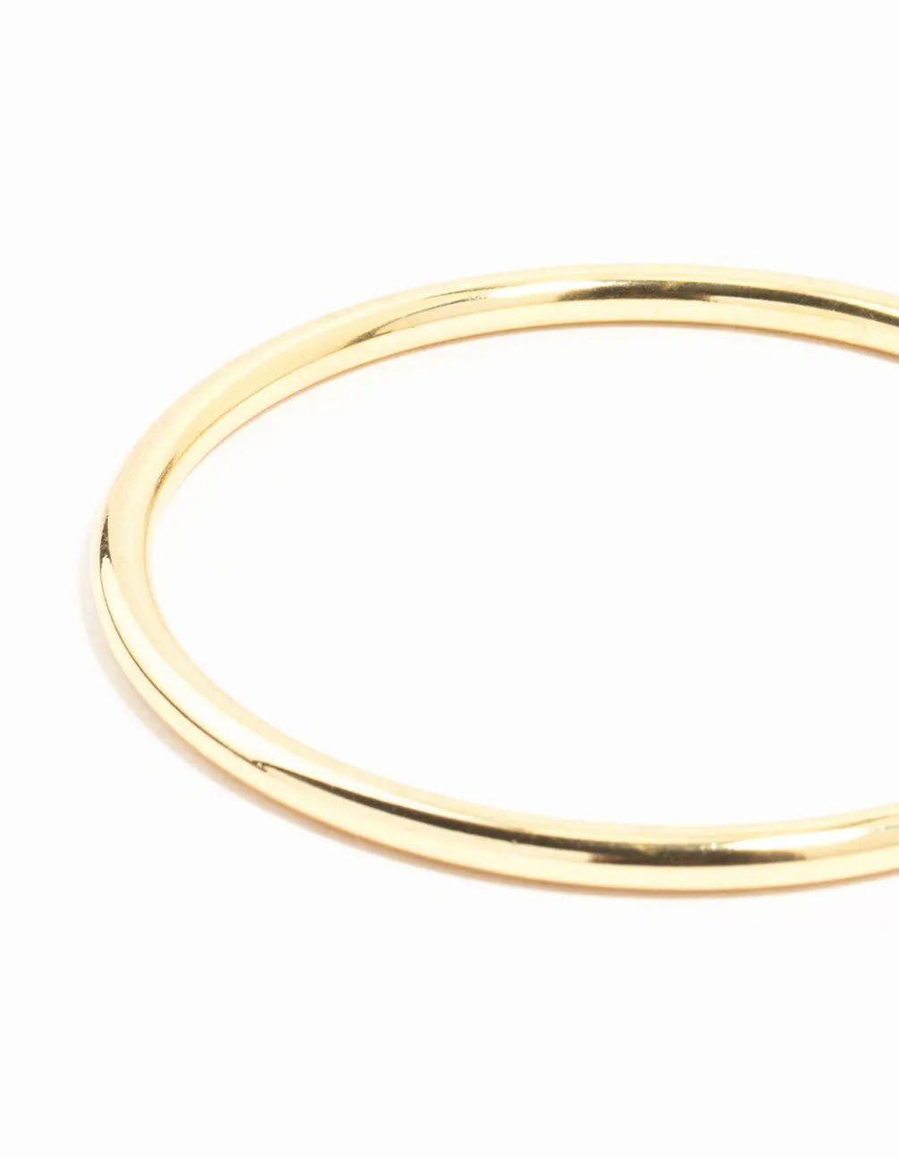 Gold Round Bangle