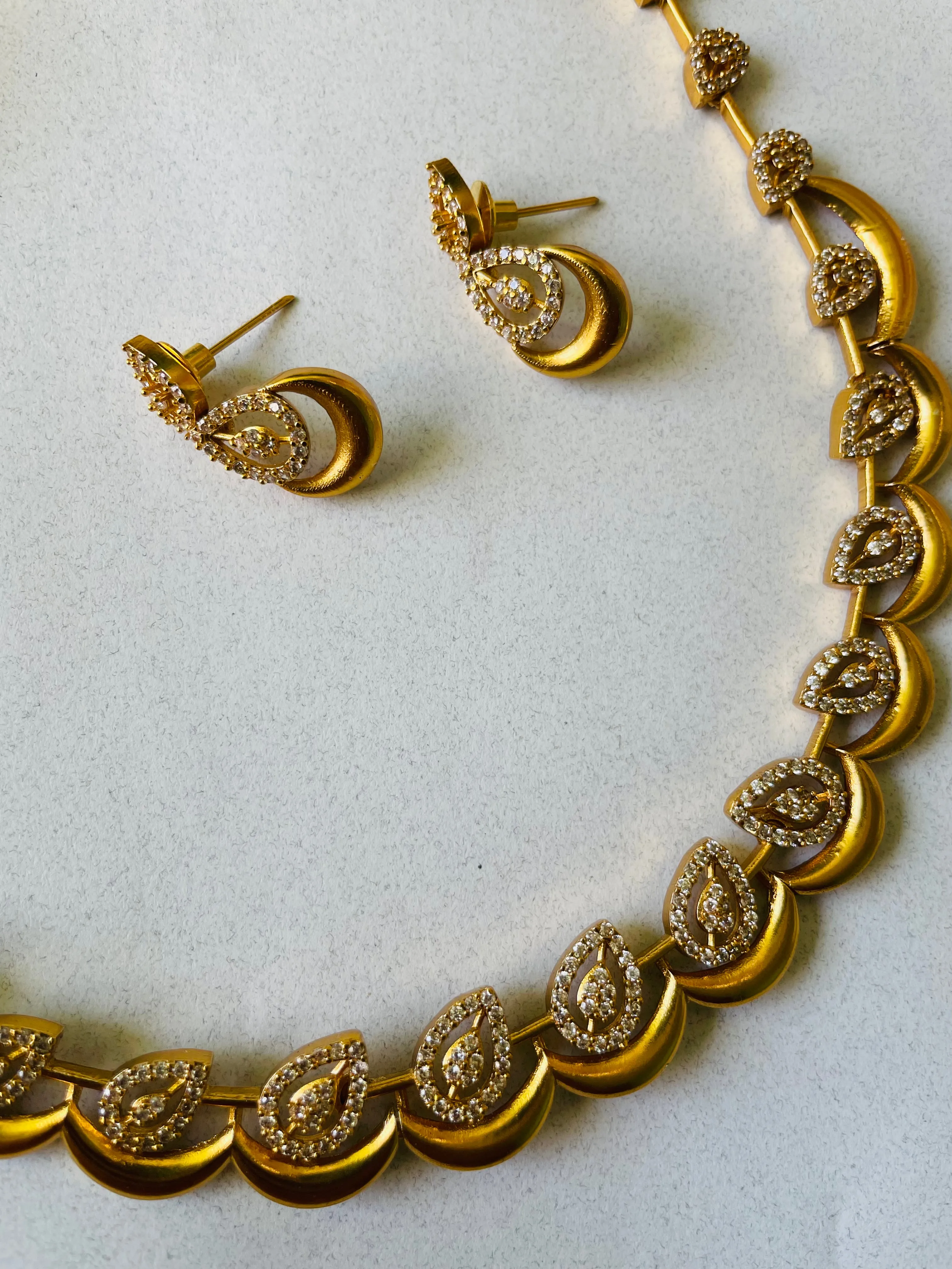 Golden Moon Necklace