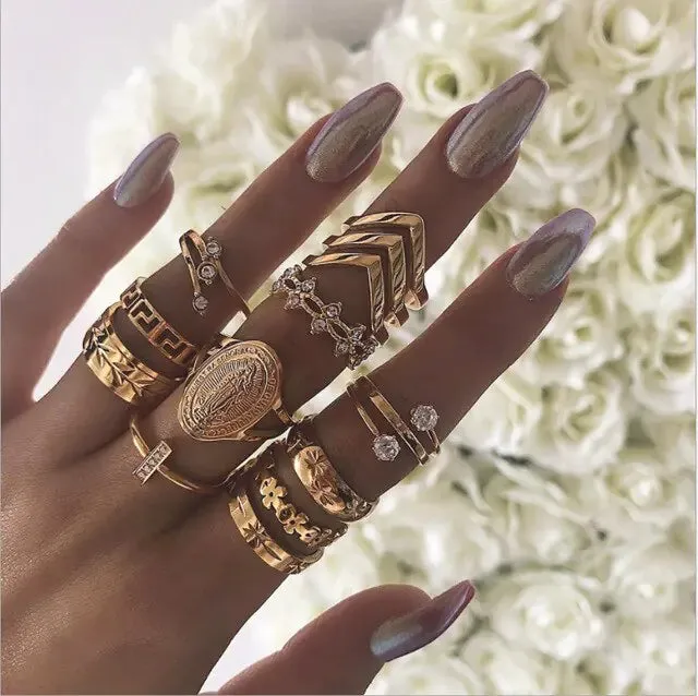 Goth Rings Set