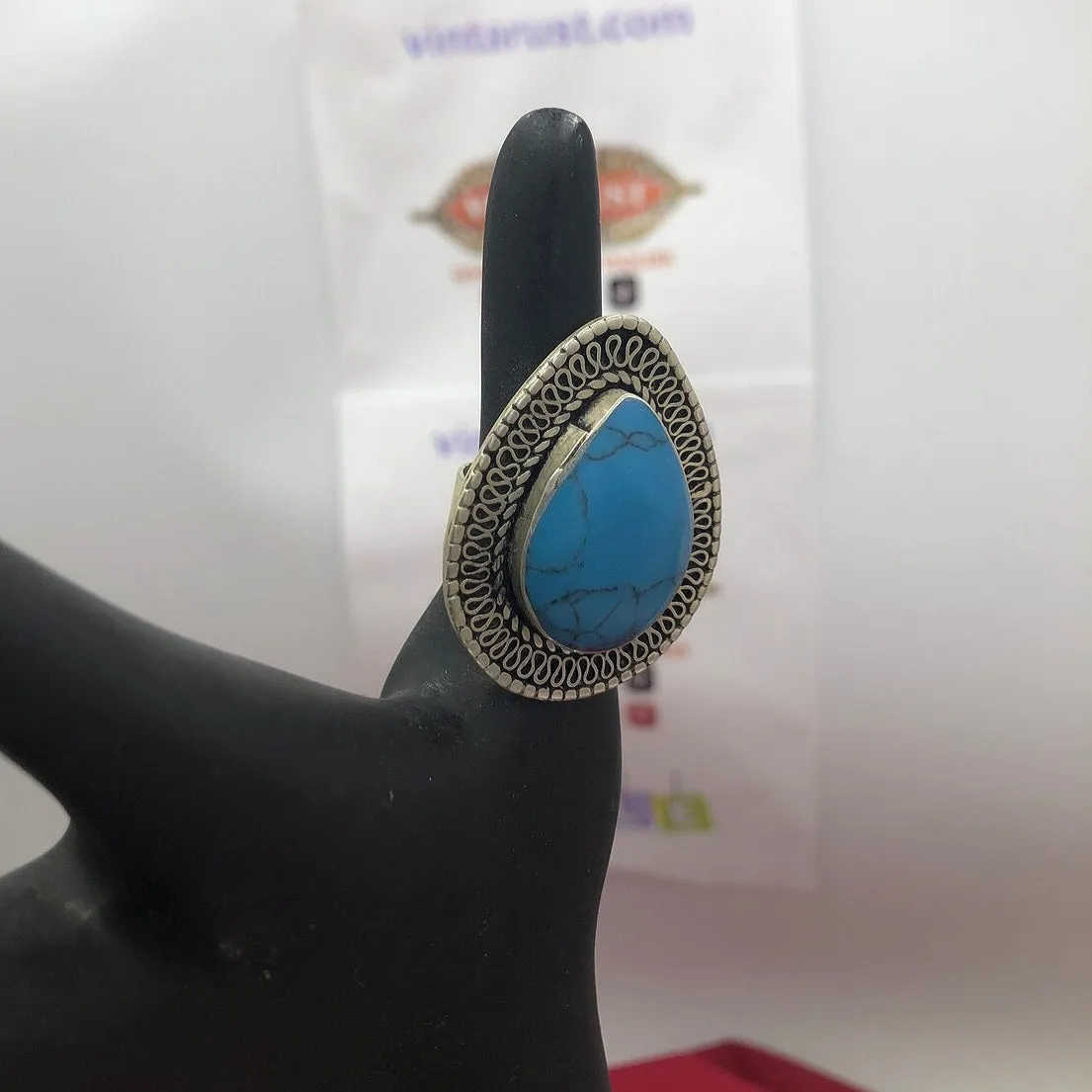 Handmade Kuchi Stone Ring