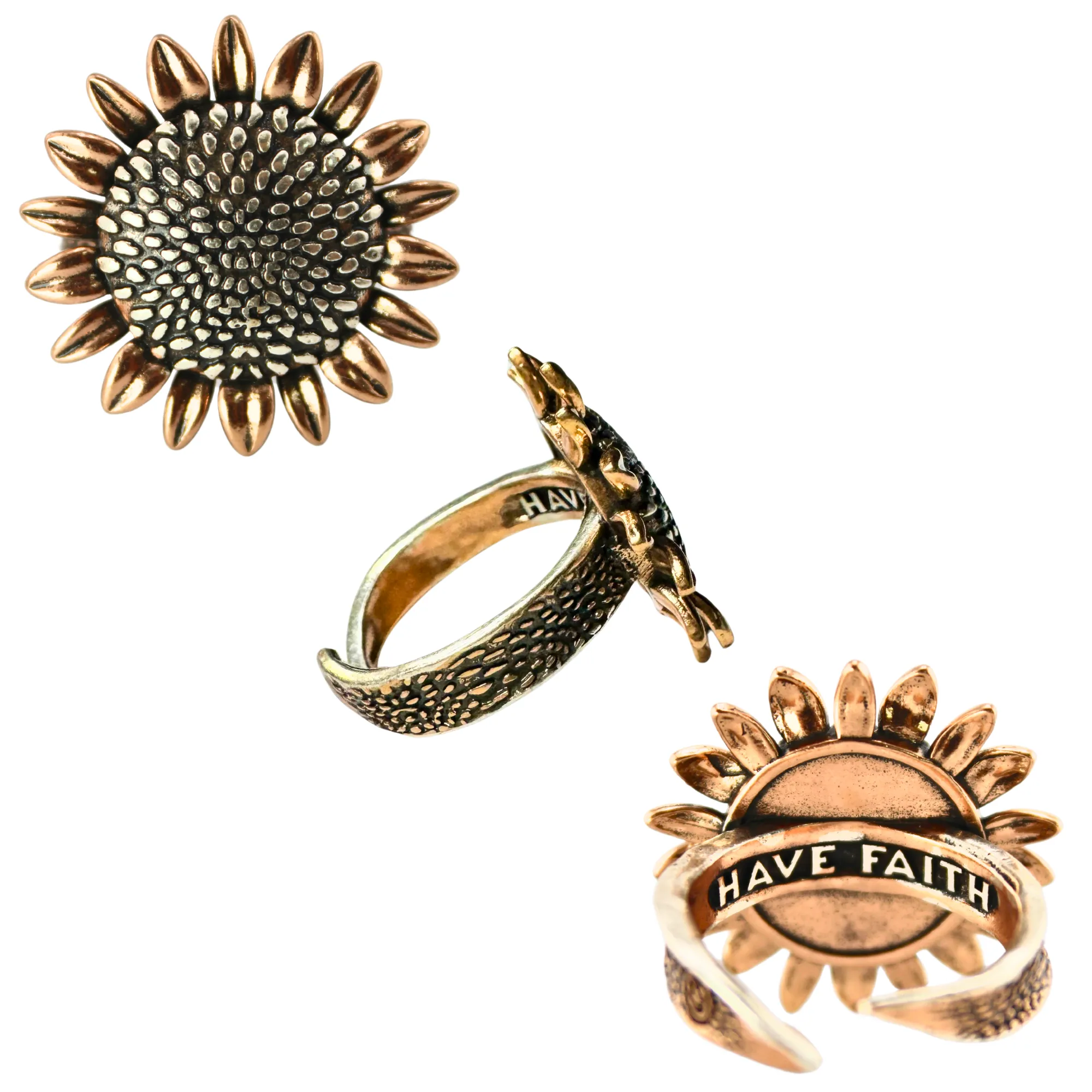 HAVE FAITH | SUNFLOWER | Inspire Ring