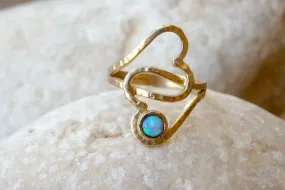 Heart Opal Ring