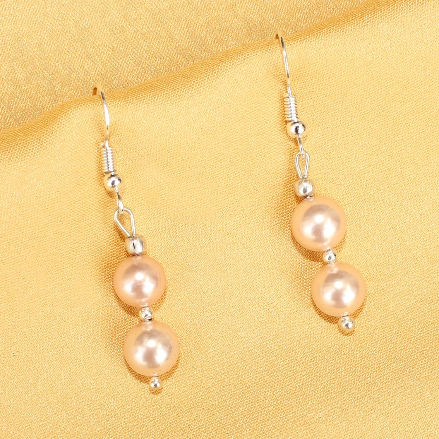 Imeora Cream 8mm Shell Pearl Earrings