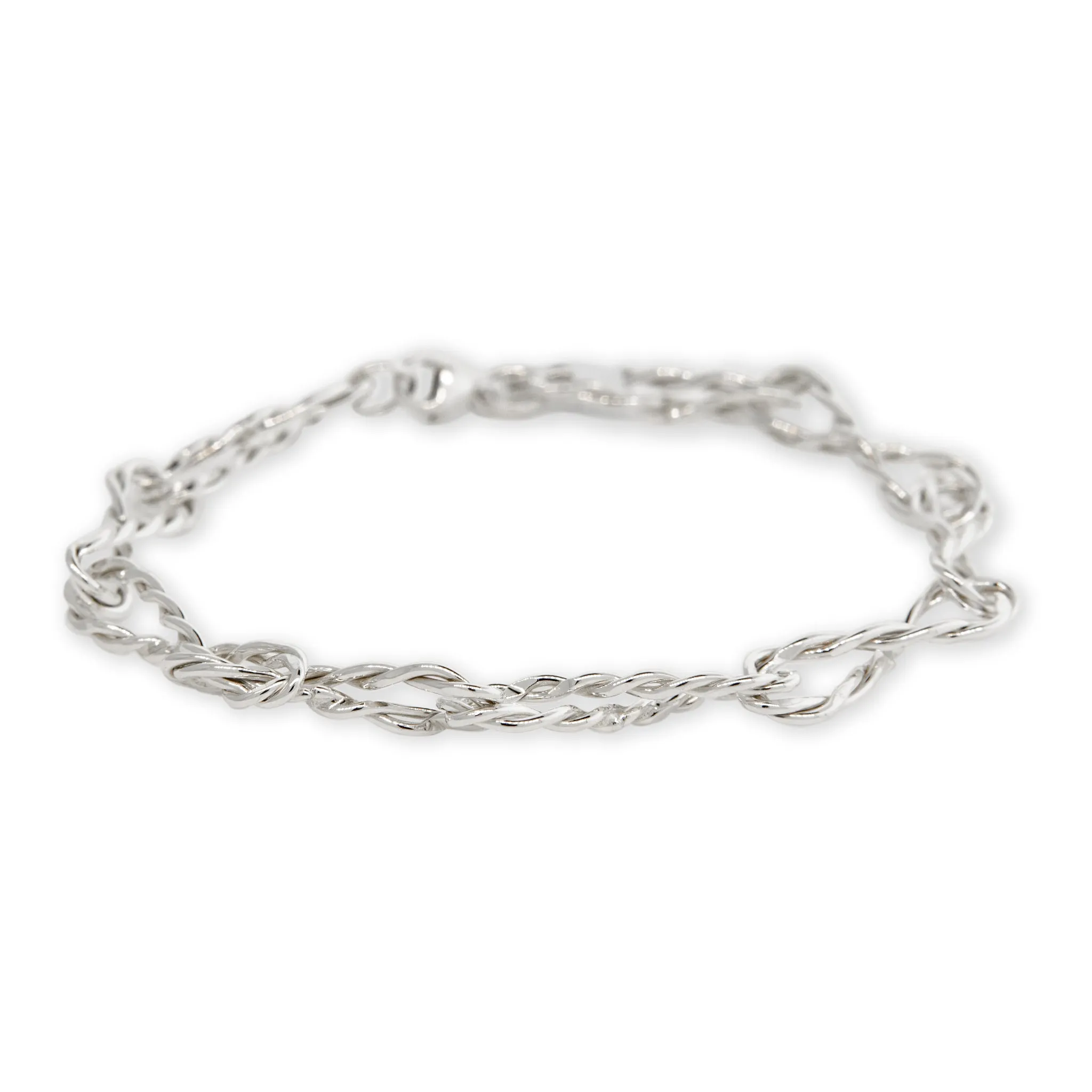 Infinity Link Bracelet-Silver