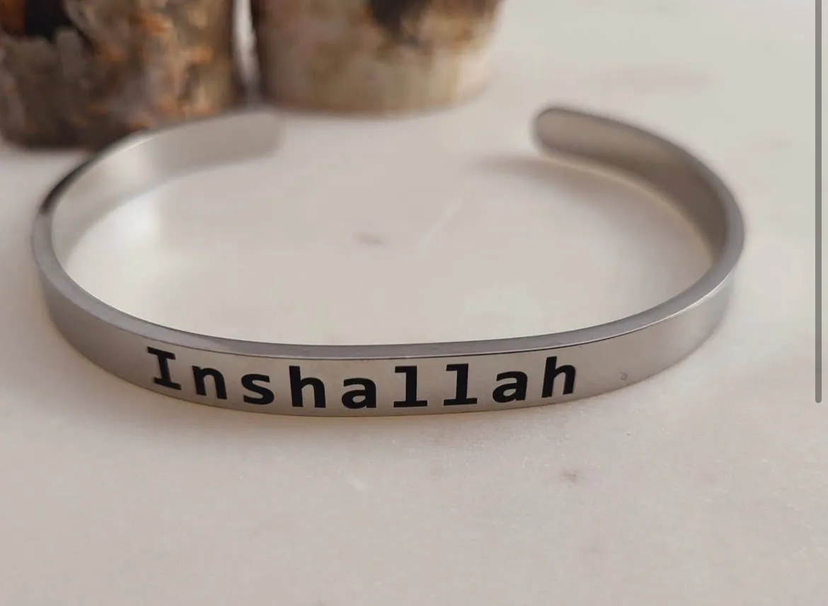 InshaAllah Cuff Bracelet