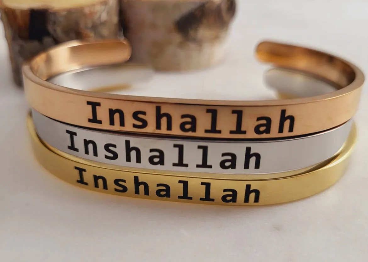 InshaAllah Cuff Bracelet