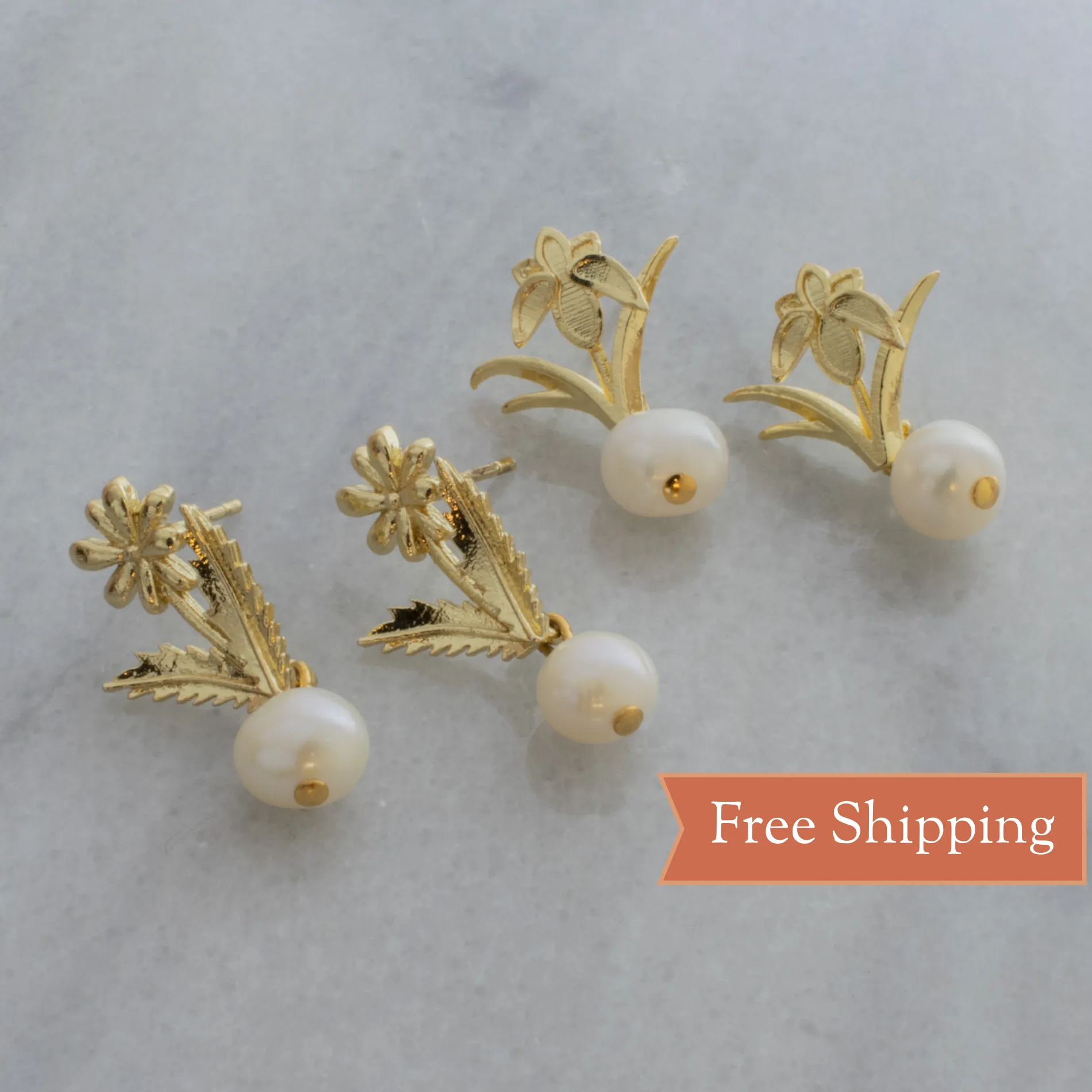 Iris pearl Earrings