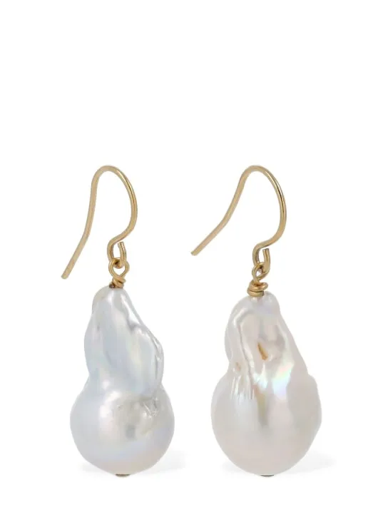 Jil Sander   Grainy 1 drop earrings 