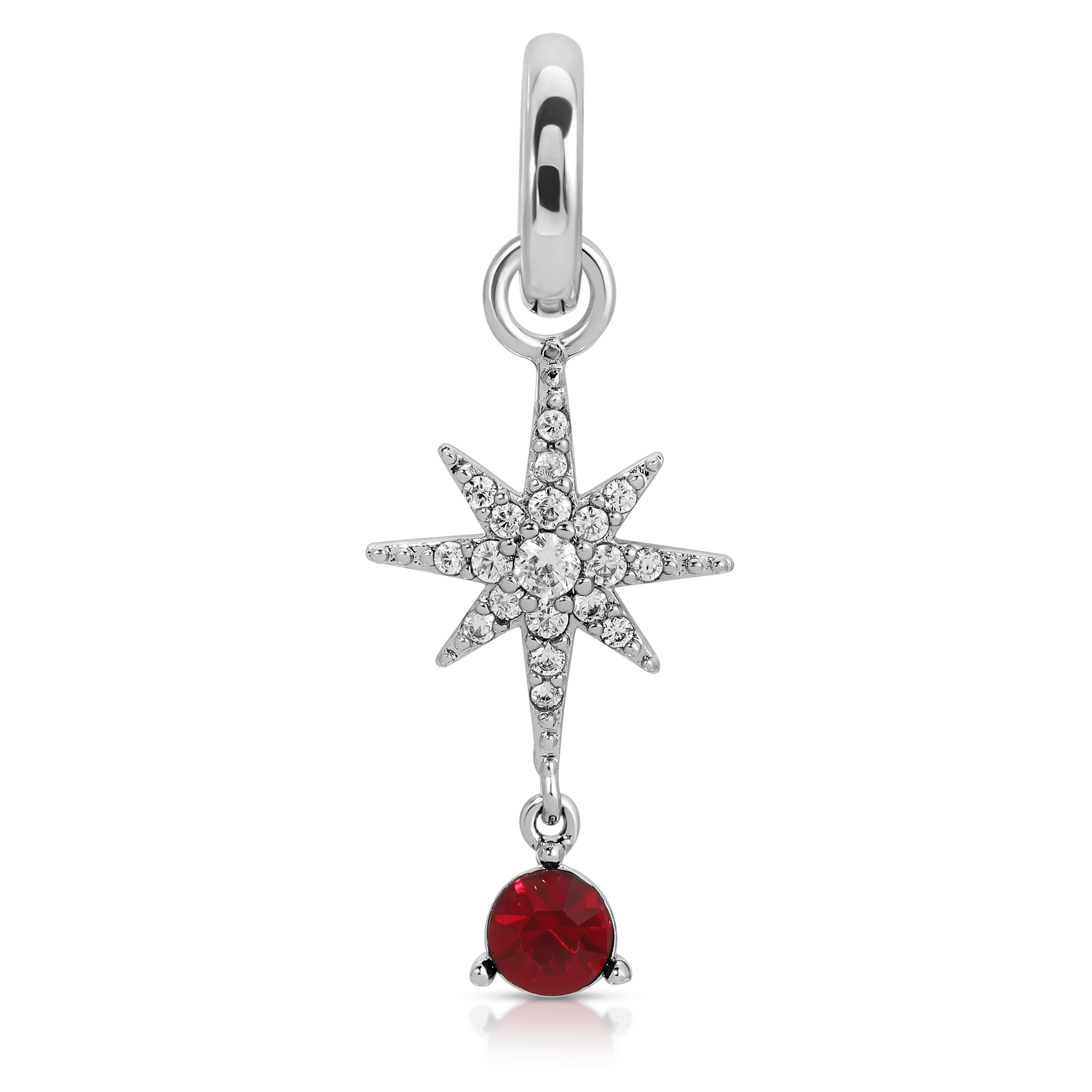 July Ruby Birthstone Charm - Star (Rewards Store)