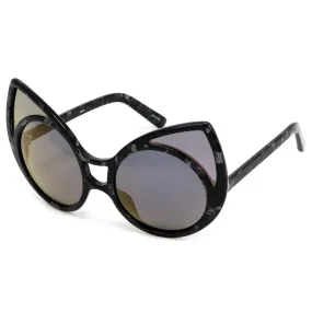 Khaleda And Fahad Ladies Cat Eye Grey Sunglasses KR1C9SUN