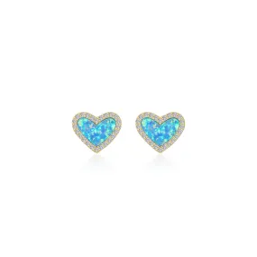 Lafonn Classic Blue Blue Opal Earring E0607BOG00