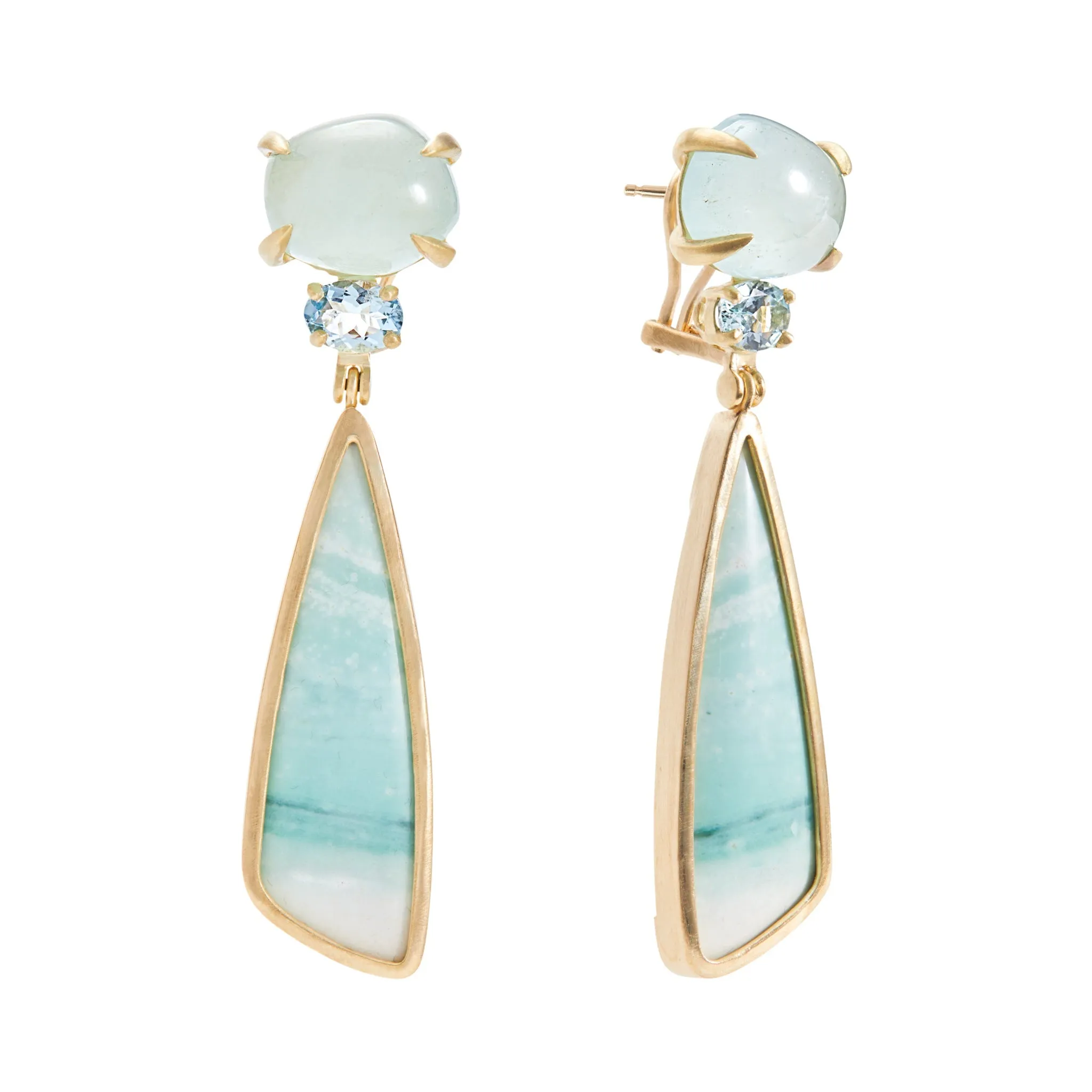 Landscape: Ocean, Wade Earrings