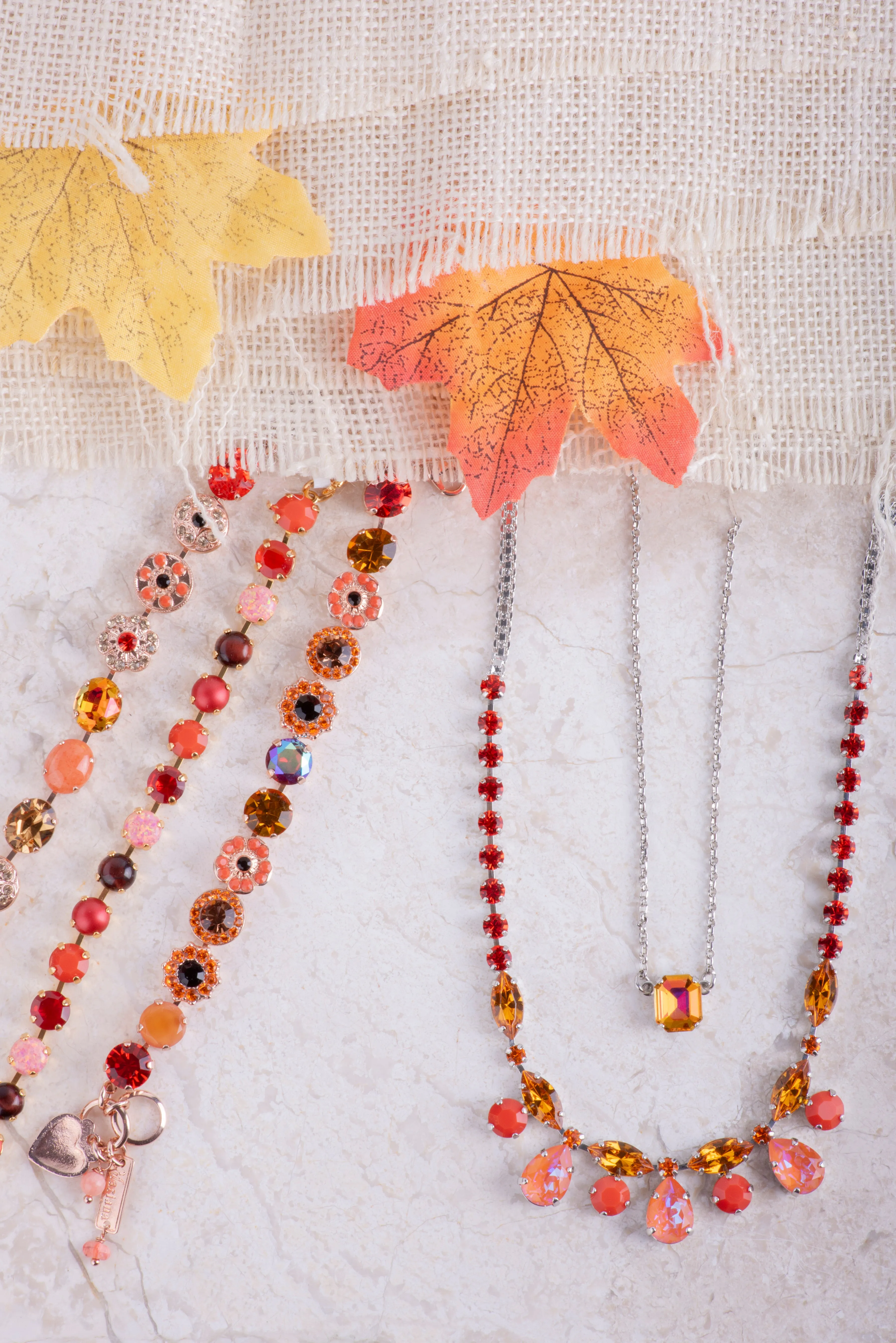 Large Elemental Bracelet in "Pumpkin Spice" *Custom*