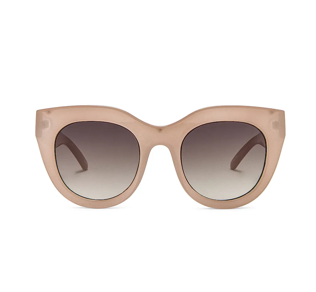 Le Specs Air Heart Sunglasses | Oatmeal