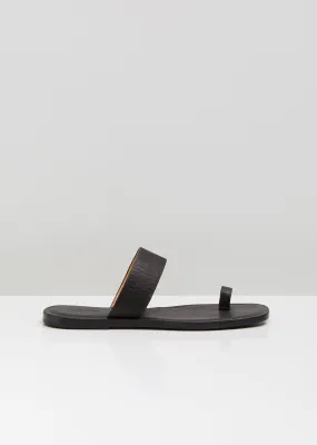 Leather Toe Ring Sandals