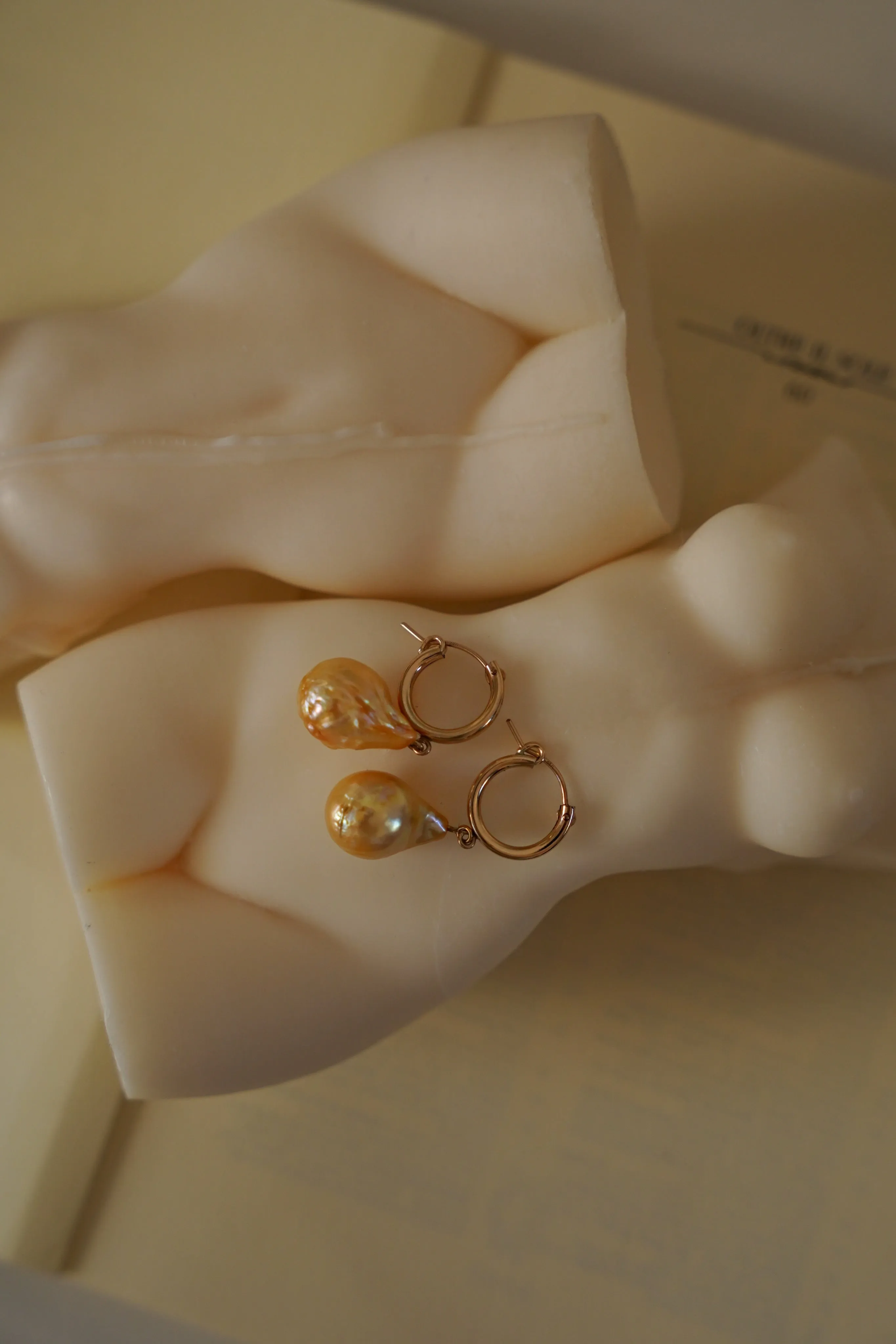 Limited Edition Giada Gold Pearl Earrings