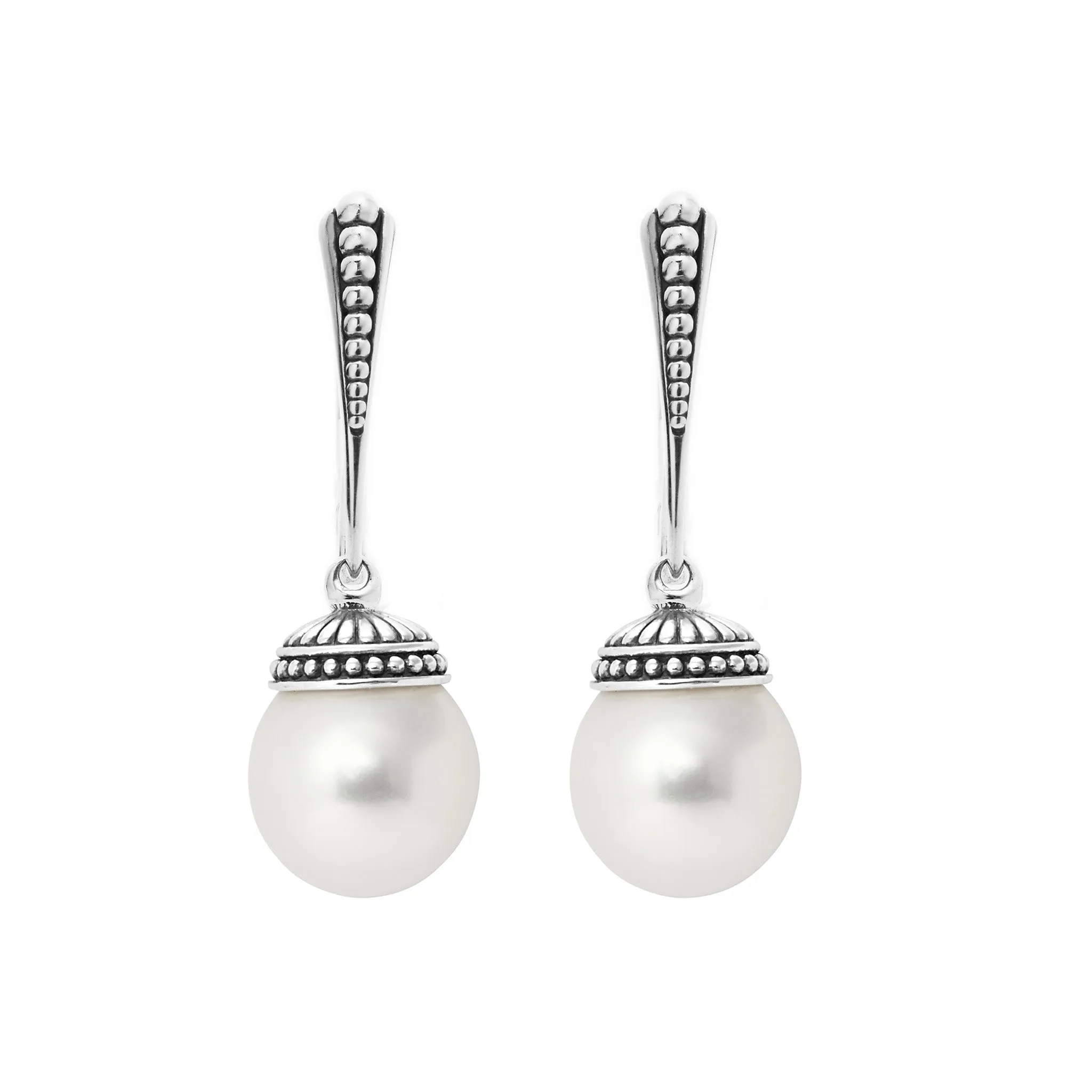 Luna Drop Pearl Earrings