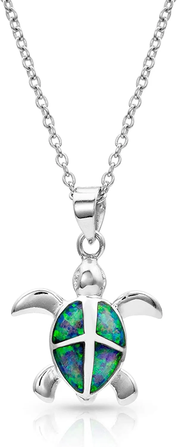 Montana Silversmiths Turtle Love Pendant Necklace