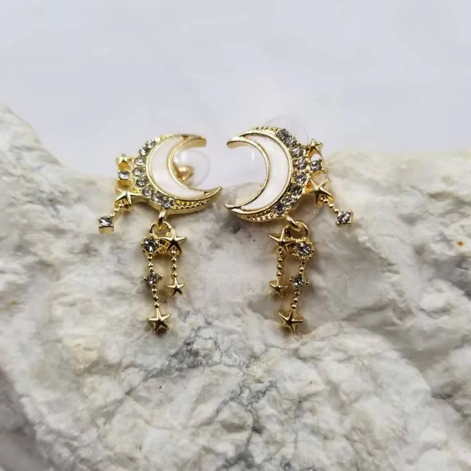 Moon & Starts Earrings