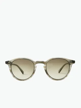 Mr Leight Round Grey Tortoiseshell Sunglasses