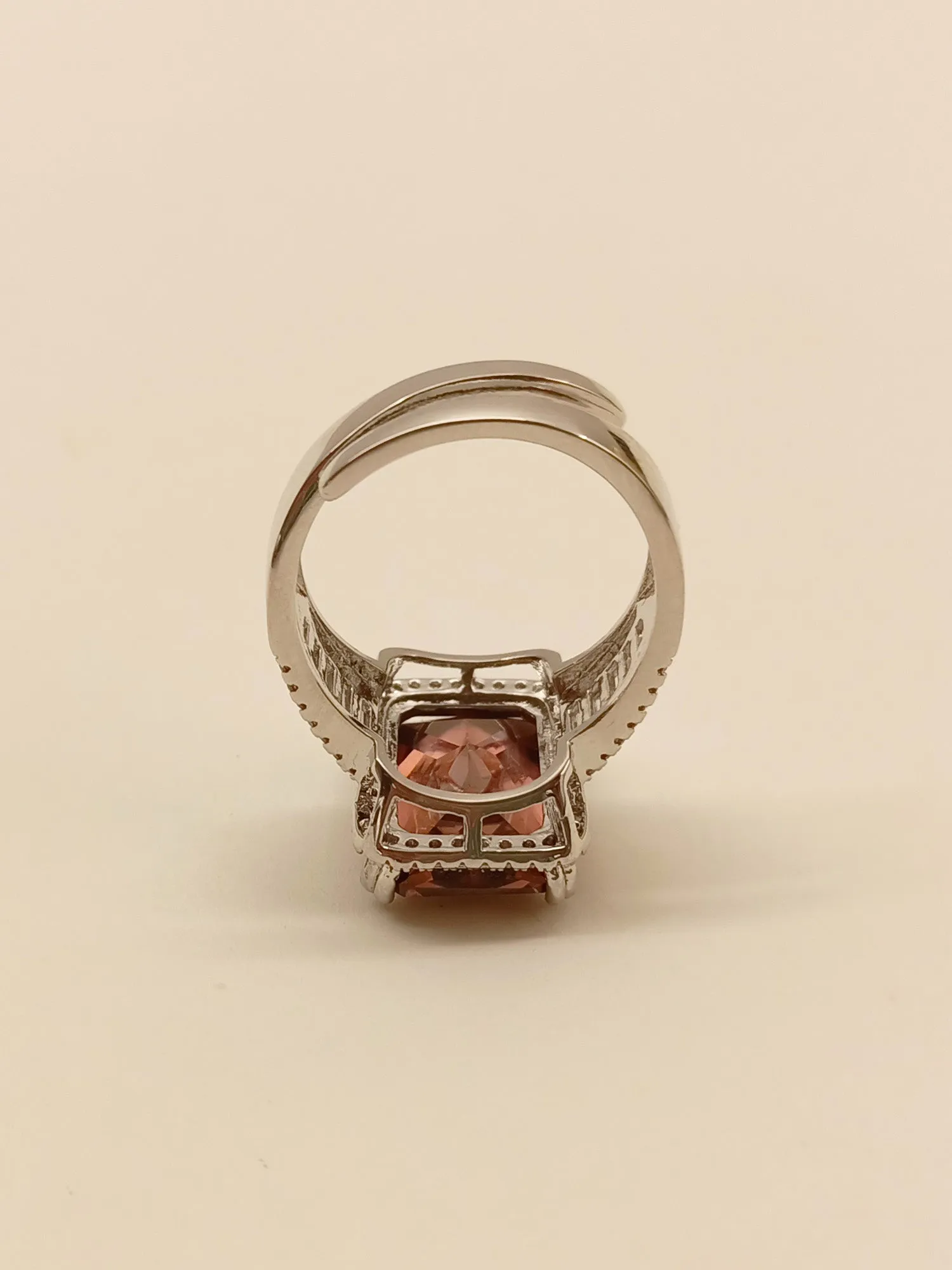 Nadezdha Rosewood American Diamond Finger Ring