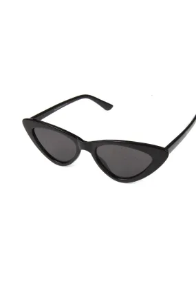 Narrow cat eye sunglasses