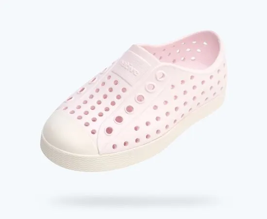 Native Jefferson Shoes - Milk Pink/Shell White