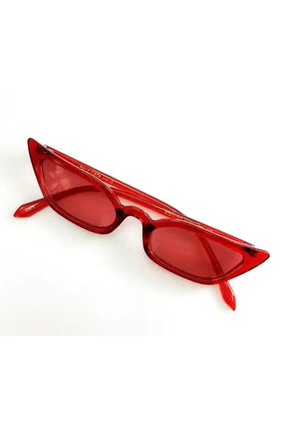 NEON Skinny Cat Eye Sunglasses