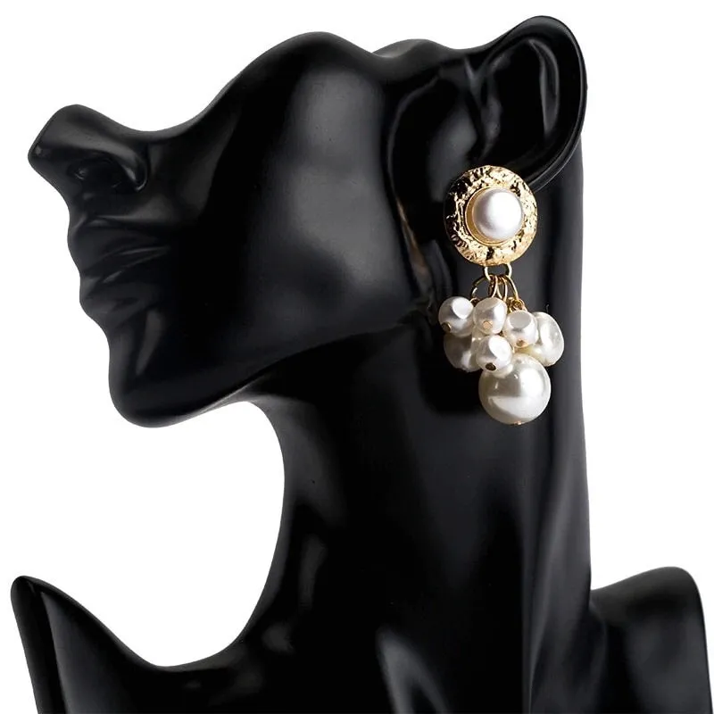 NINA FAUX PEARL EARRINGS