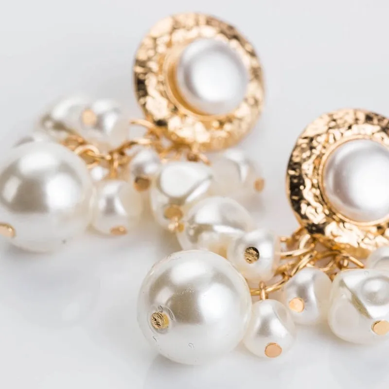 NINA FAUX PEARL EARRINGS