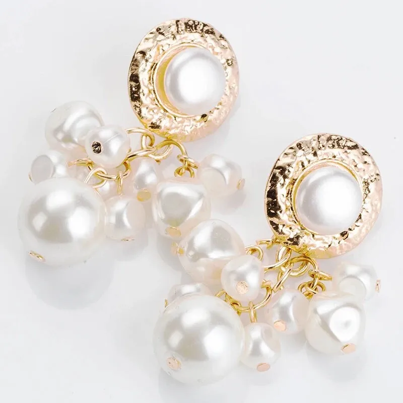 NINA FAUX PEARL EARRINGS