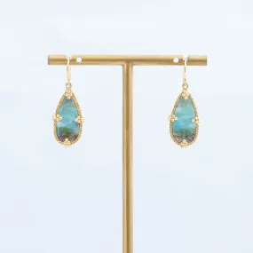 One-of-a-kind Peruvian opal earrings