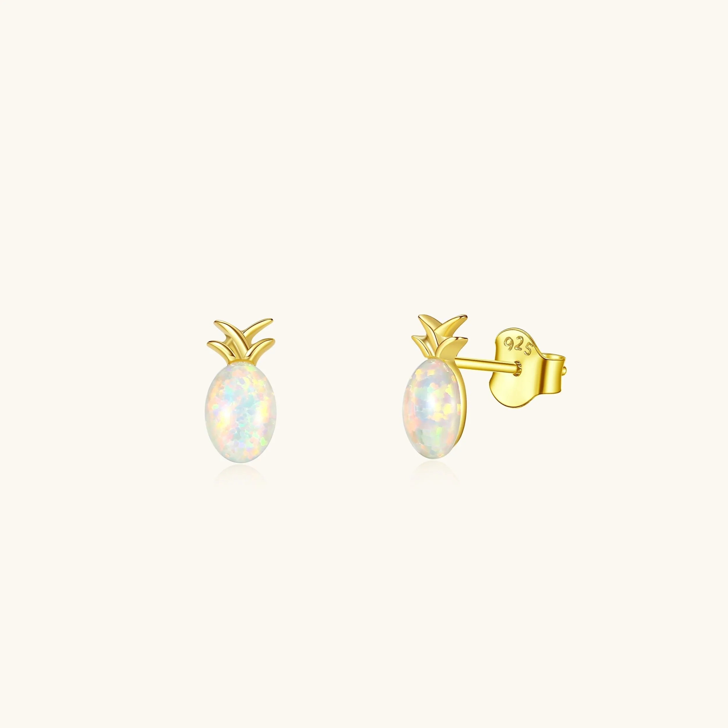 Opal Pineapple Earrings