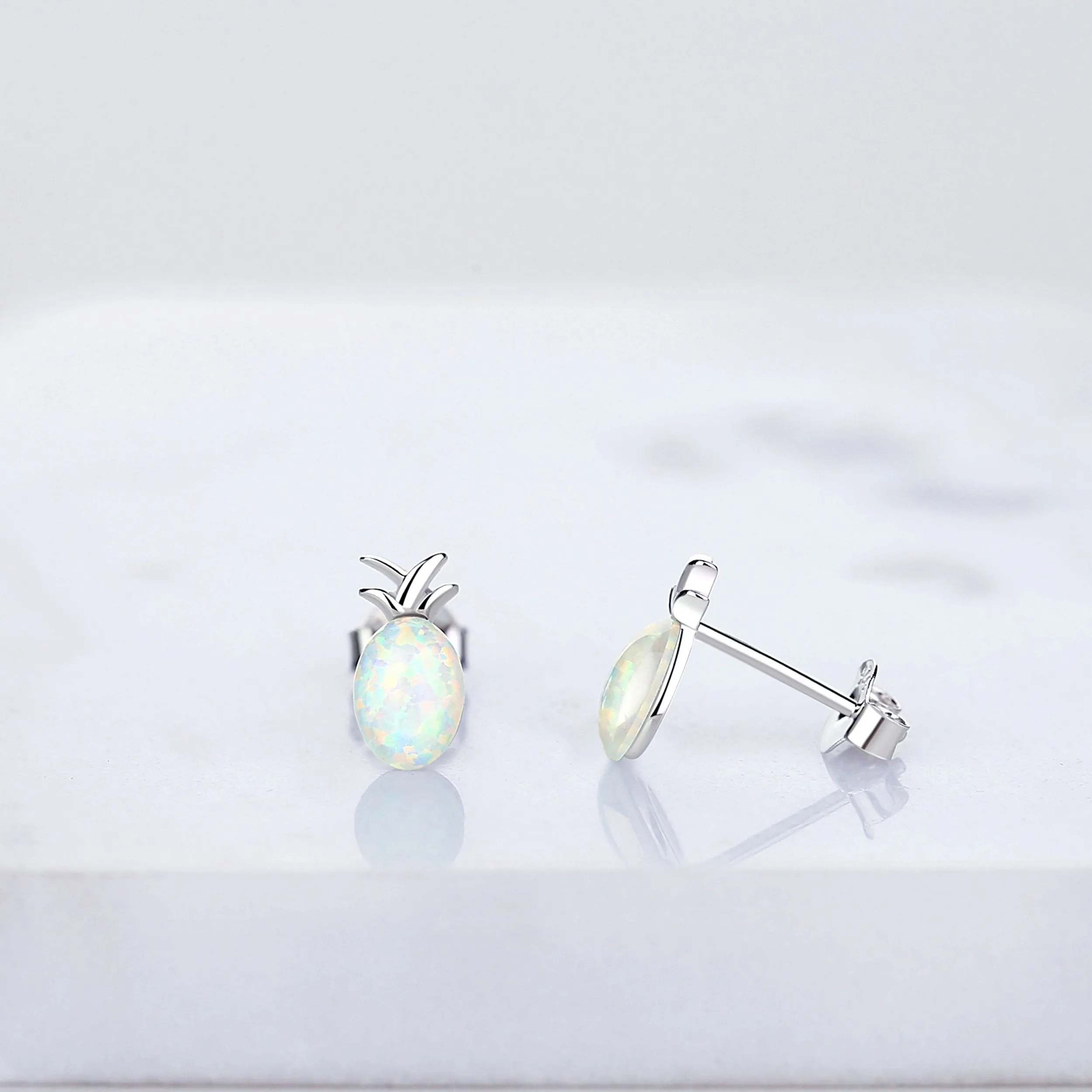 Opal Pineapple Earrings