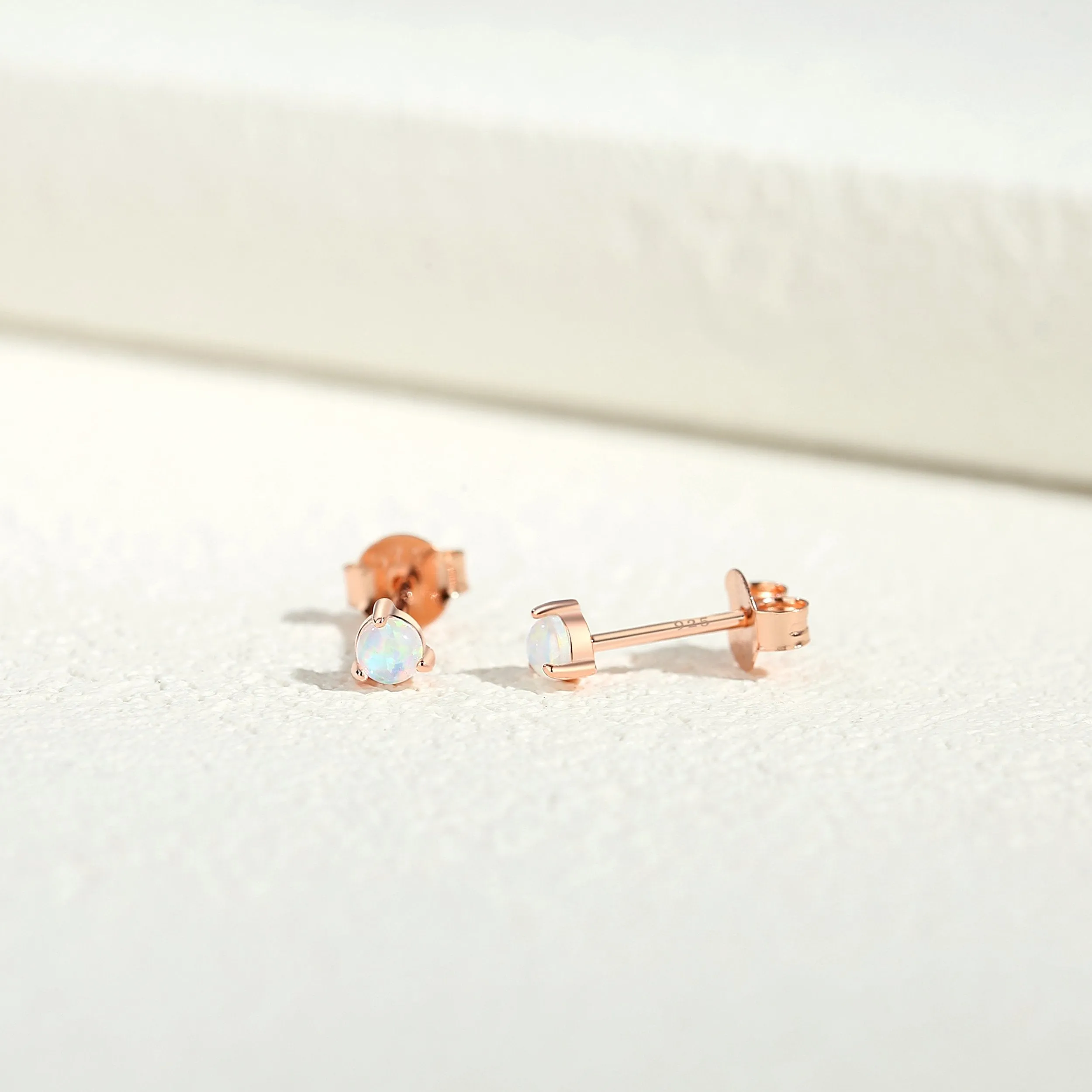 Opal Stud Earrings