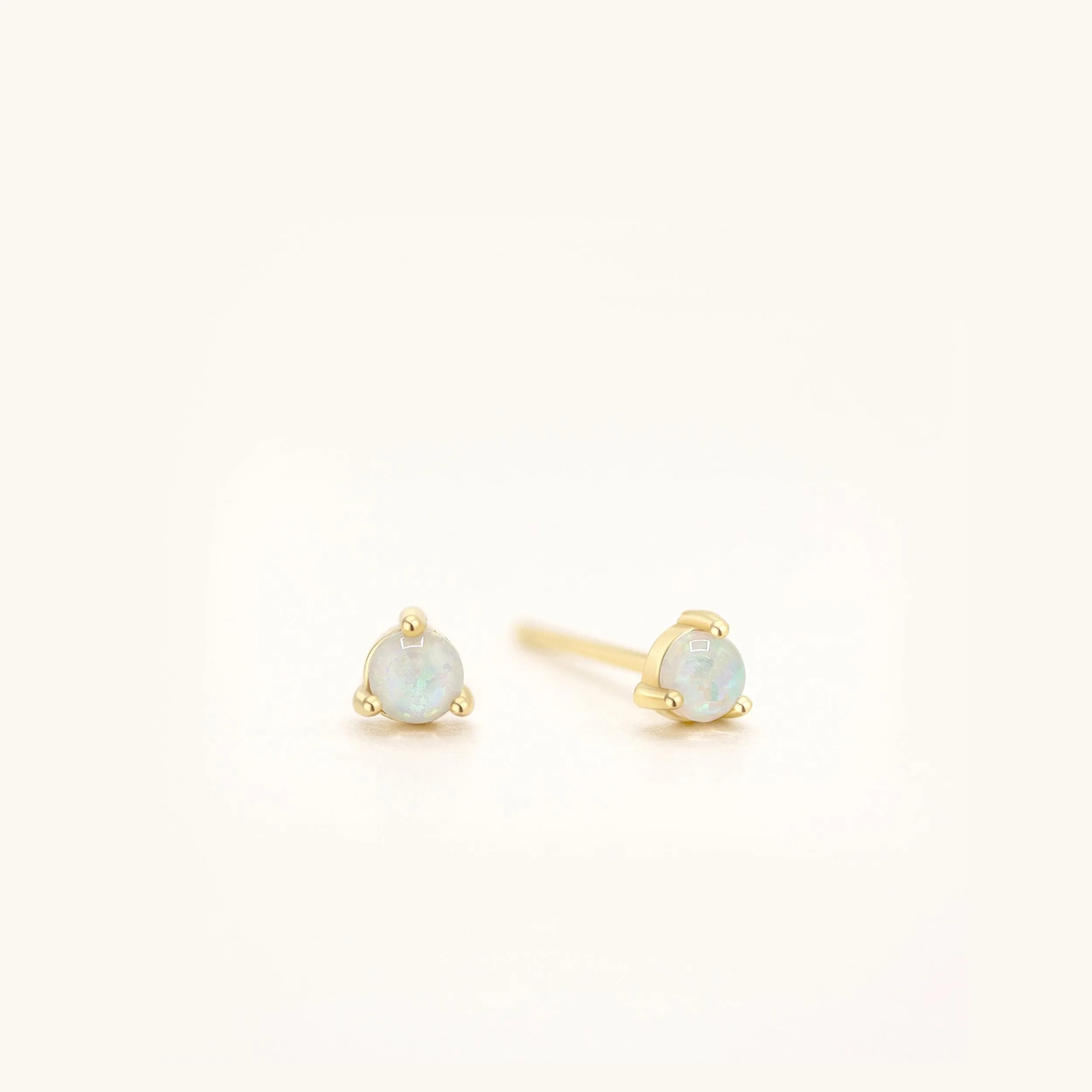 Opal Stud Earrings