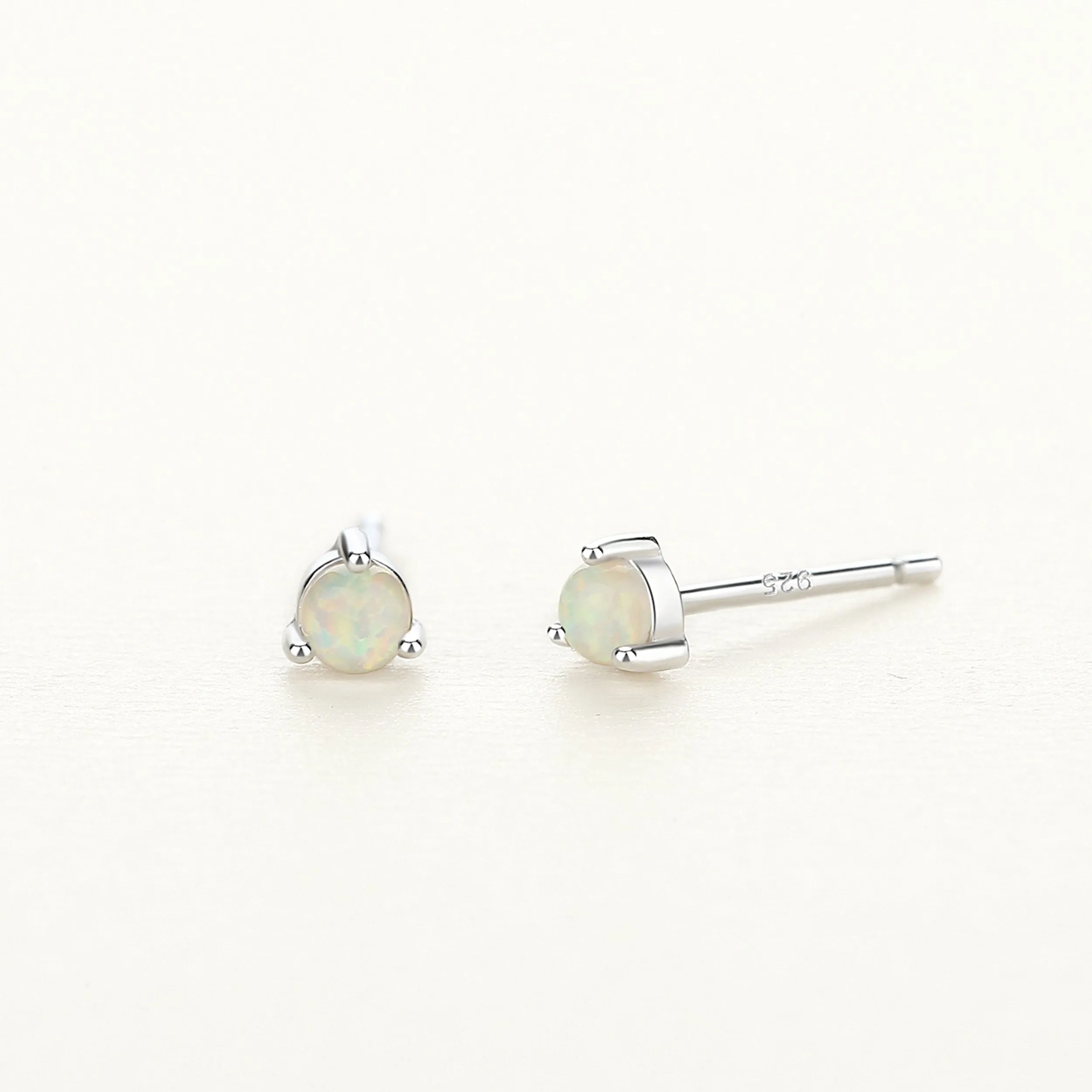 Opal Stud Earrings