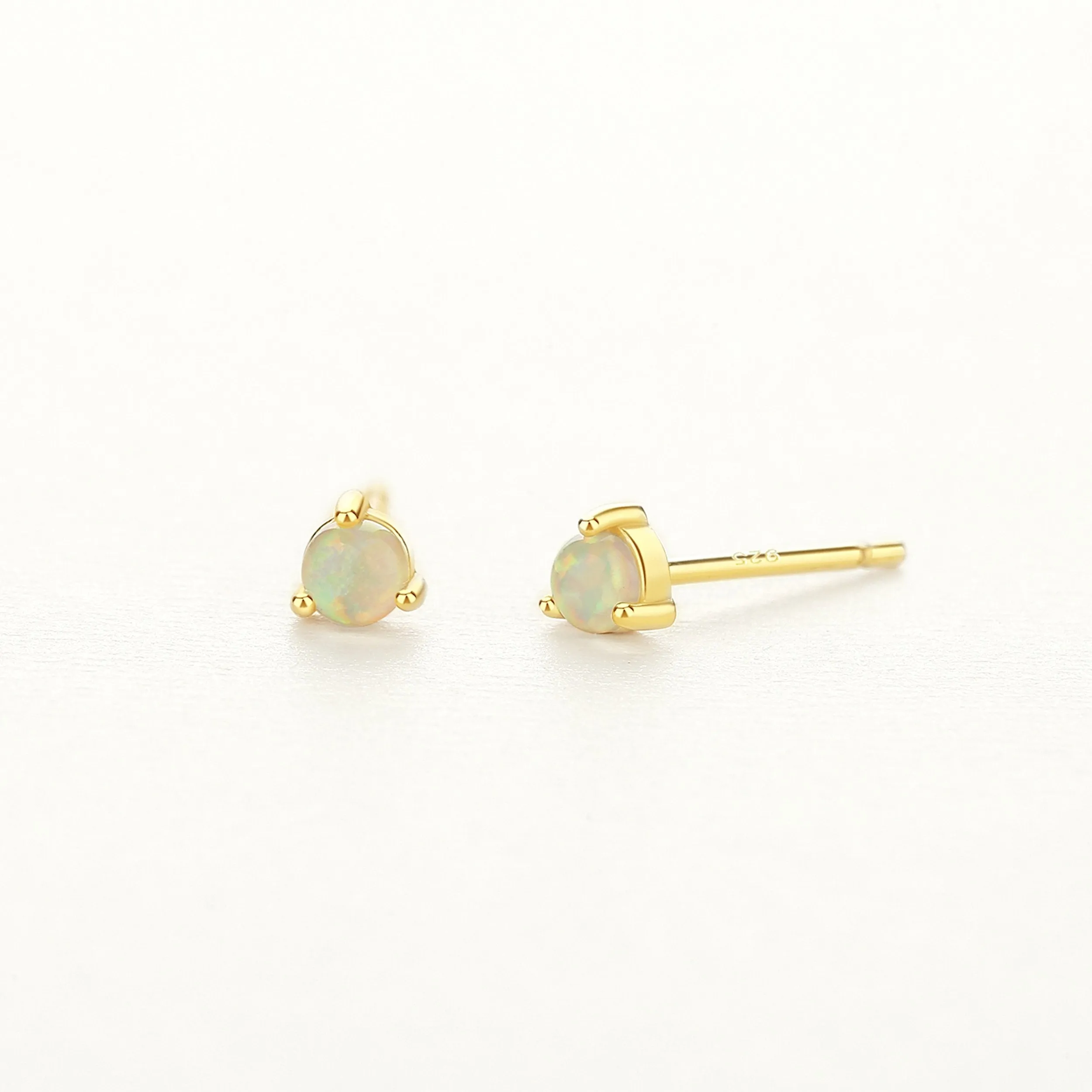 Opal Stud Earrings