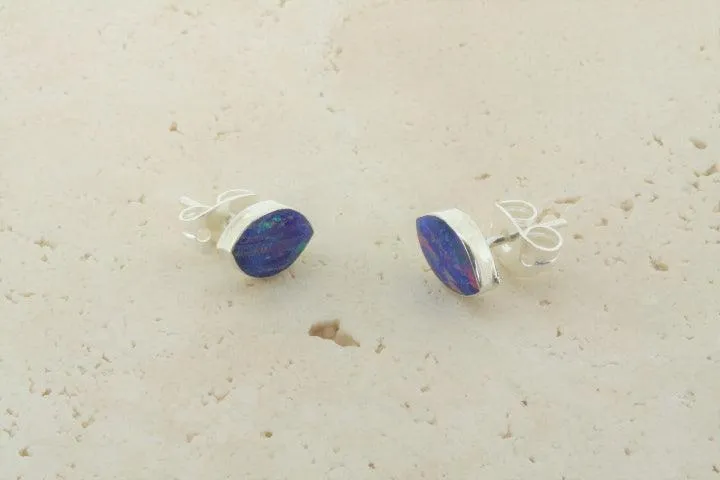 opal stud - seed - grape