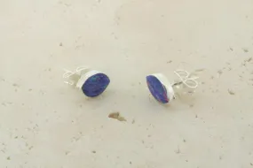 opal stud - seed - grape