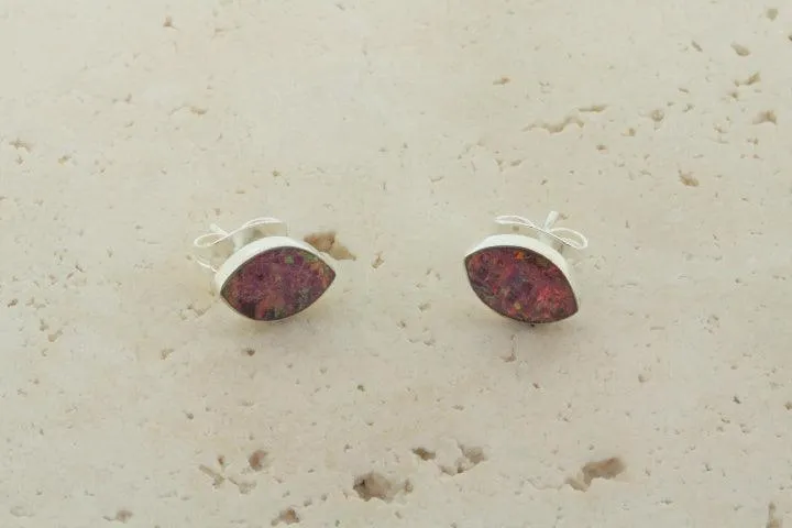 opal stud - seed - rose