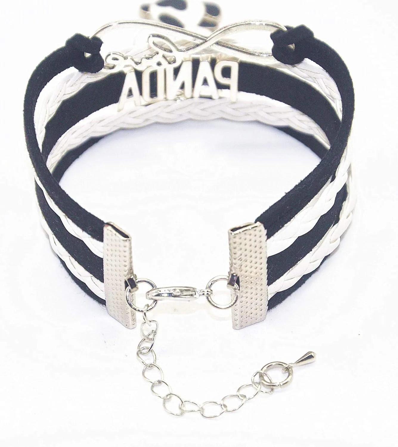 Panda Bracelet: Infinity Love Charm for Adult Panda Fans & Lovers