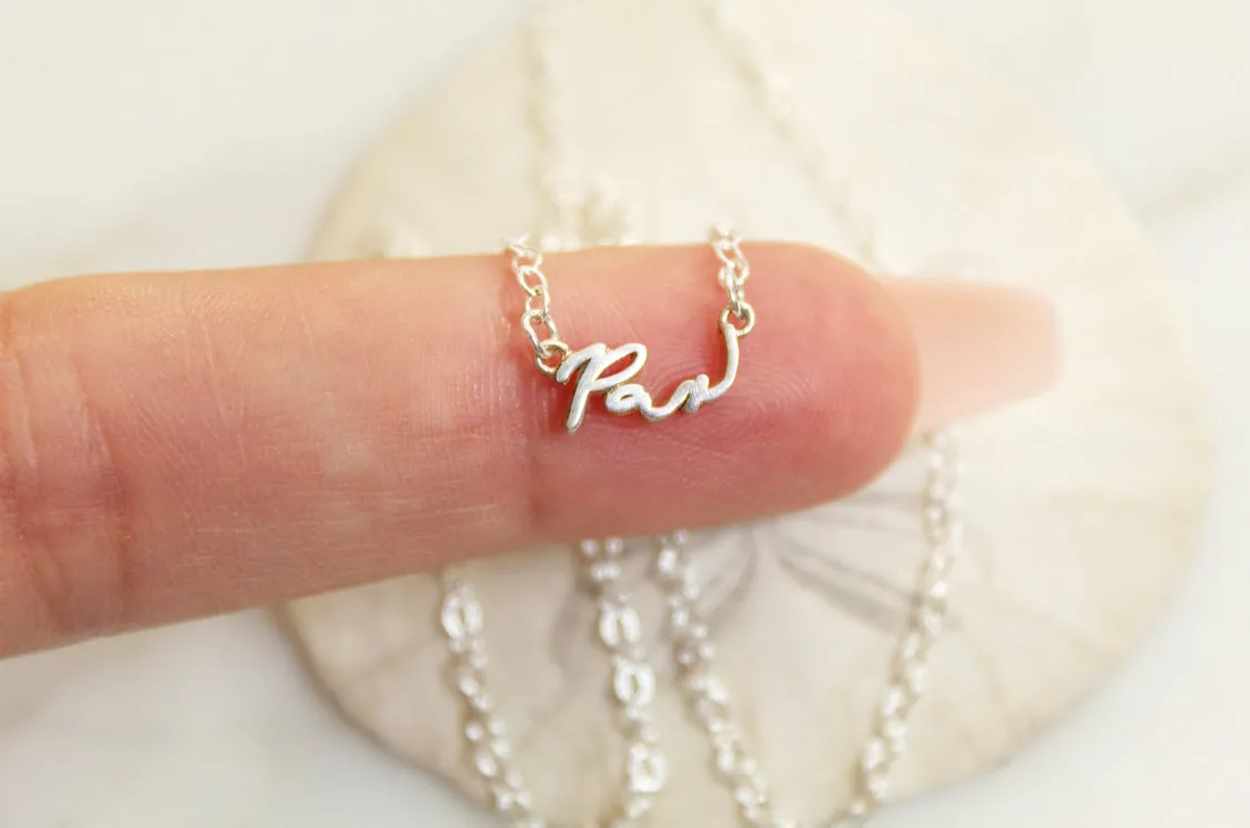 Pax Necklace in 925 Sterling Silver