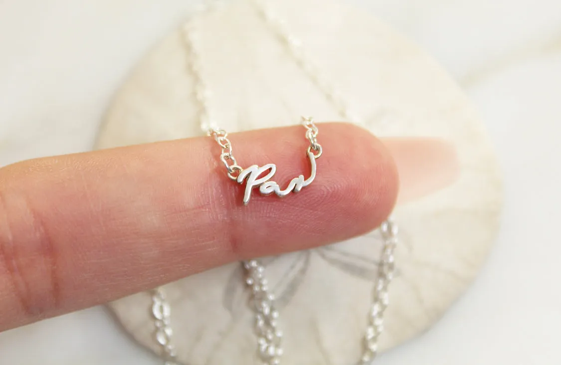 Pax Necklace in 925 Sterling Silver