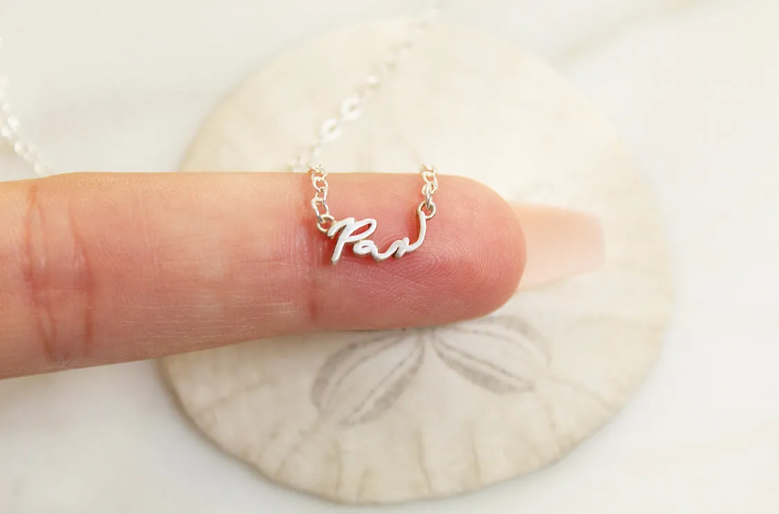 Pax Necklace in 925 Sterling Silver