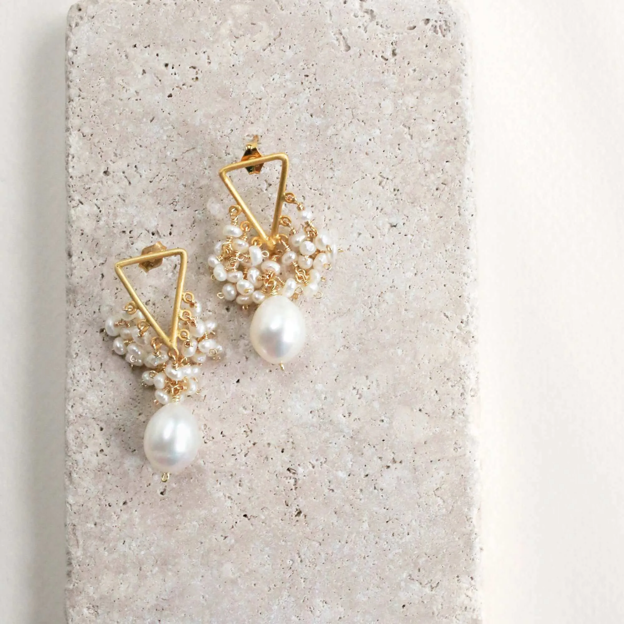 Pearl Fringe Earrings