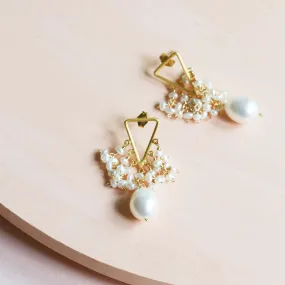 Pearl Fringe Earrings