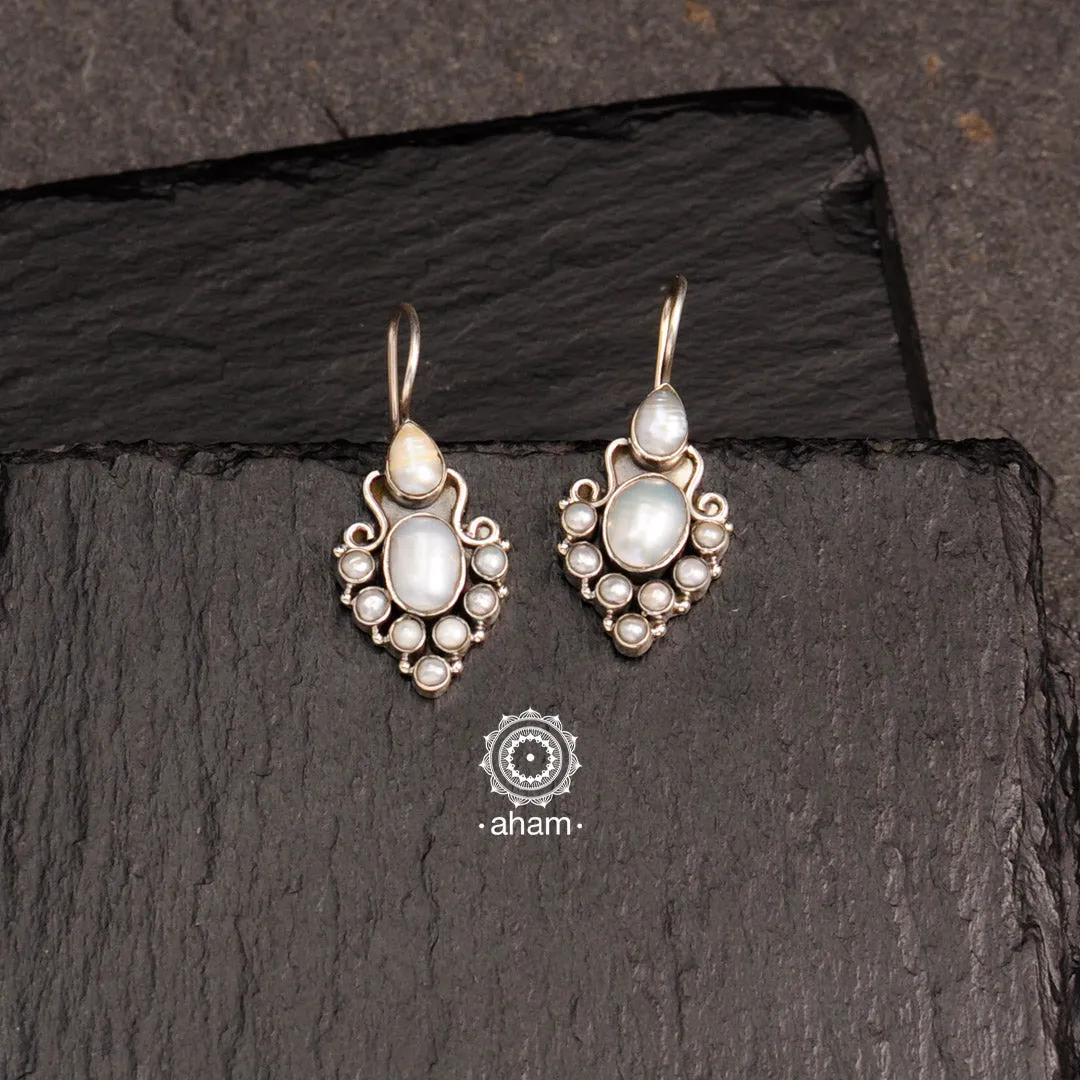 Pearl Silver Earrings