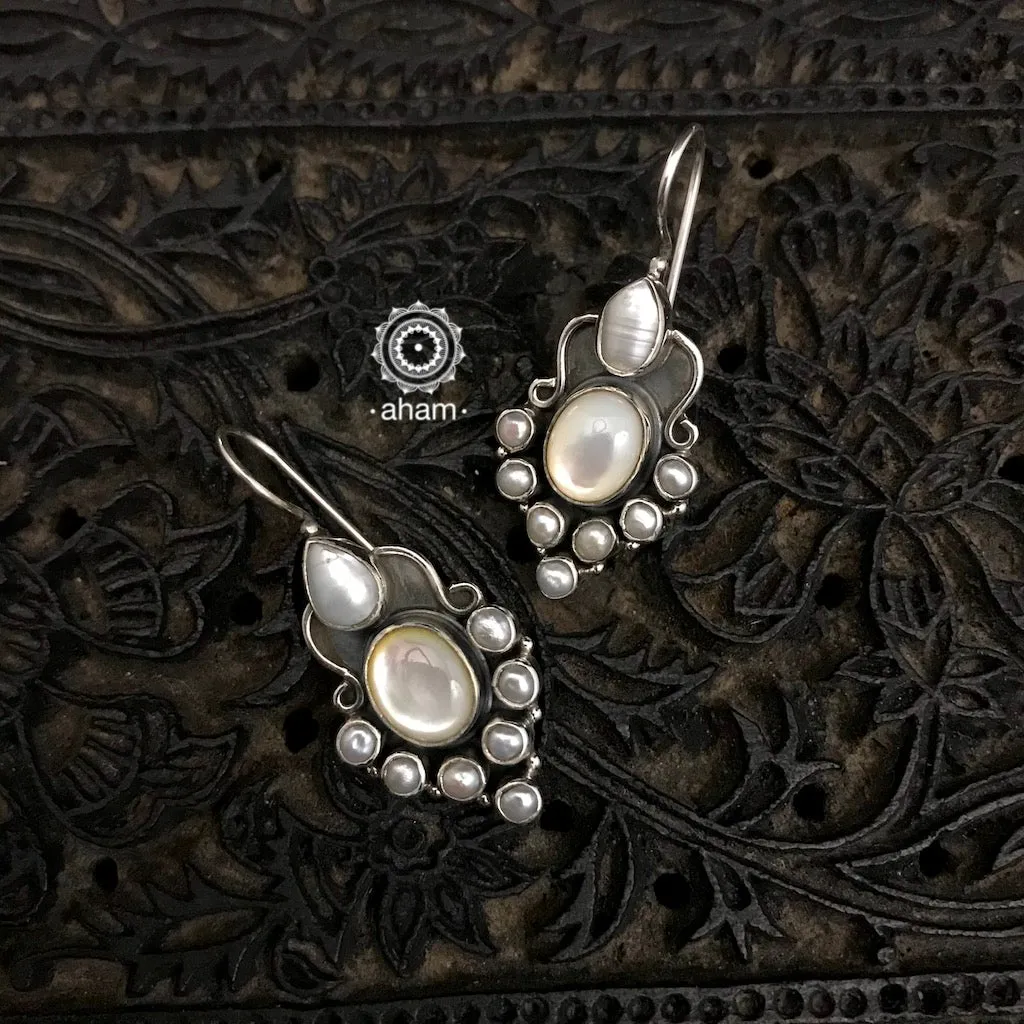 Pearl Silver Earrings