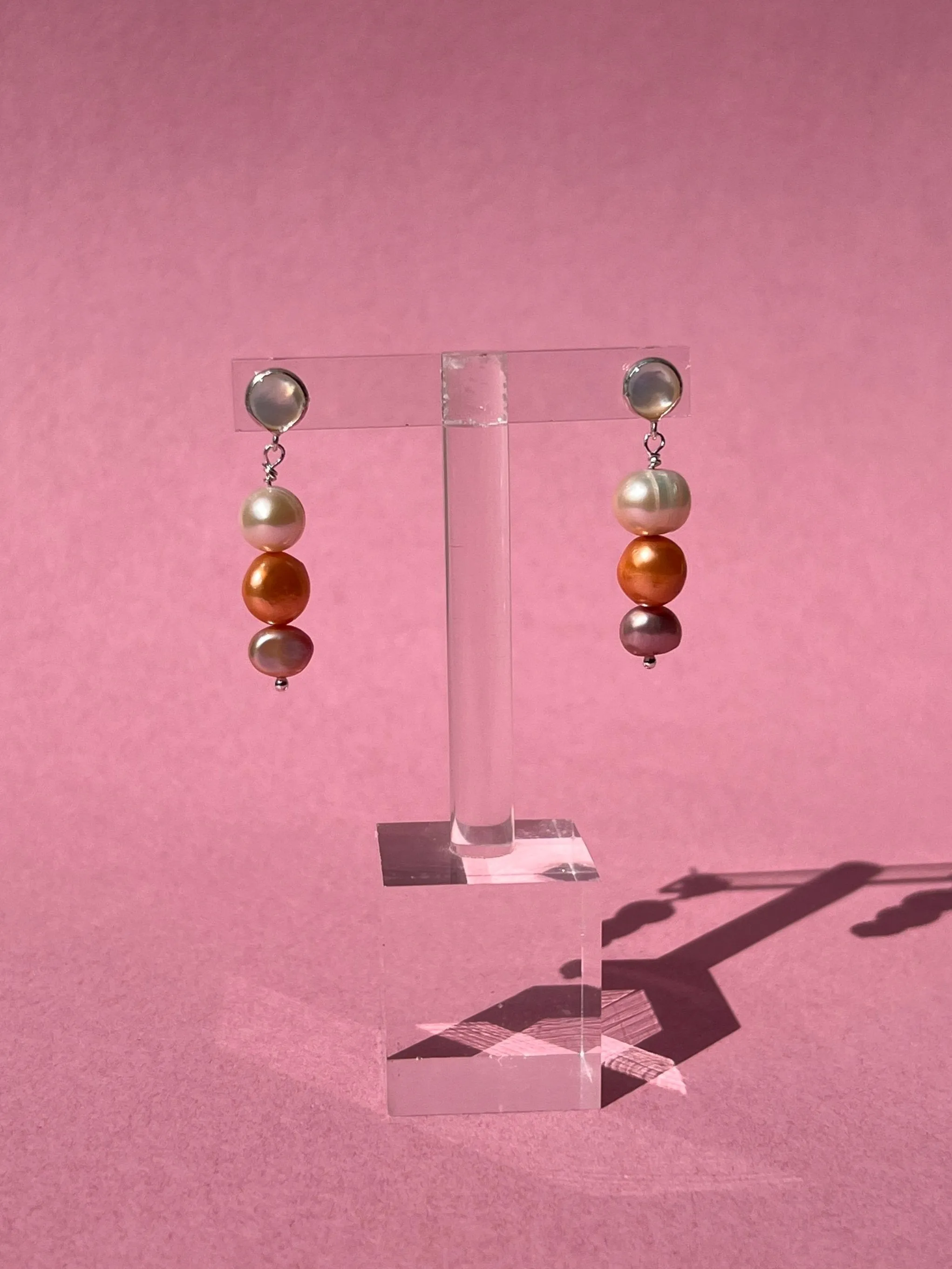 Pearly Dew Drop Earrings